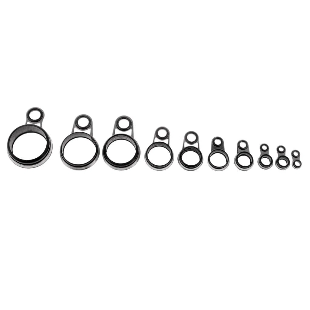 F Fityle 49 Piezas de Guías Telescópicas para Cañas de Pescar Y Anillos de Punta para Construir O Reparar