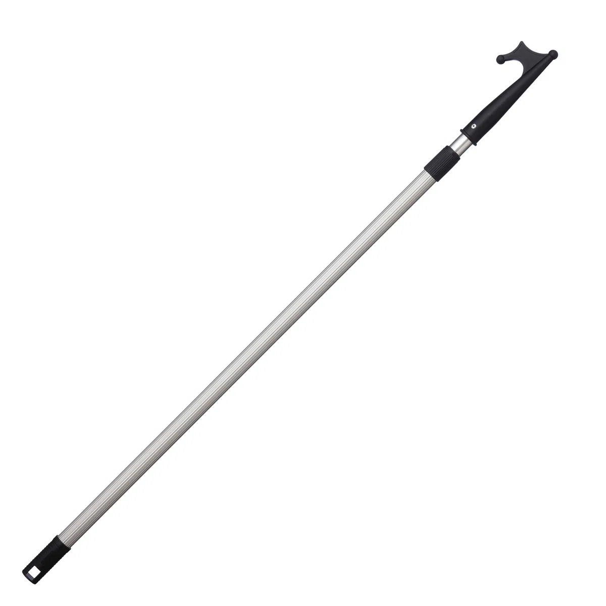 Gancho telescópico para barcos Sprenger de aluminio anodizado I compacto, bloqueable y extensible 1.200/2.000 mm, ø 25/28 mm