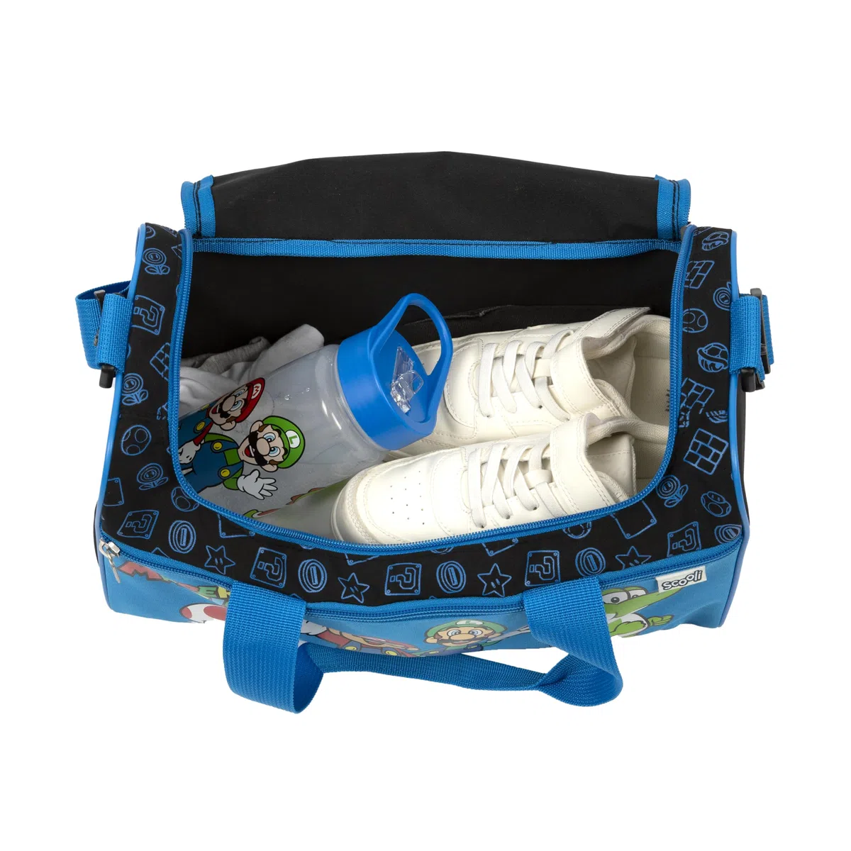 Scooli - Bolsa de Deporte para niños - 23 x 35 x 16 cm - Compartimento Principal Espacioso - Bandolera Ajustable - Accesorios para el Colegio - Bandolera
