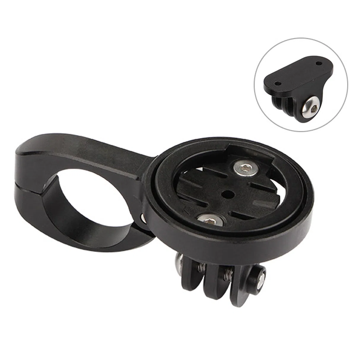 TT Rest Manillar Delantero Soporte de Ordenador para Bicicleta de Carretera (Aleación de Aluminio) Compatible para Garmin Edge, Wahoo Elemnt, Bryton, Cateye, Cámara GoPro y Lámpara