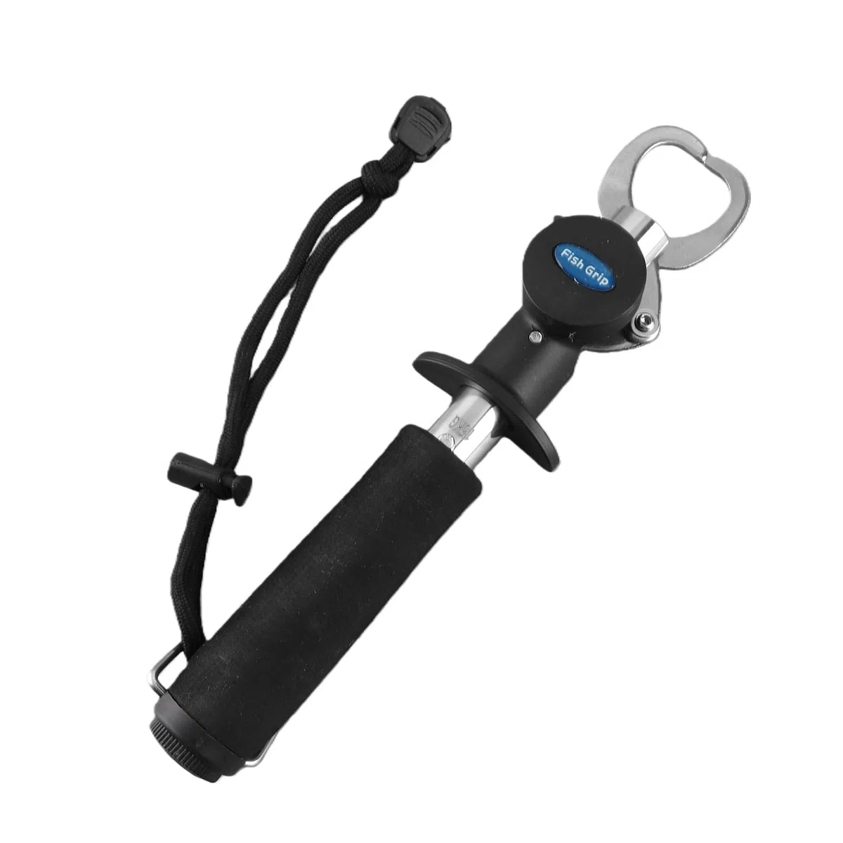 Dilwe Pinza de Pesca, Báscula de Pesaje de 15 Kg, Agarre de Pescado Digital, Agarrador de Labios de Pescado con Cinta Métrica