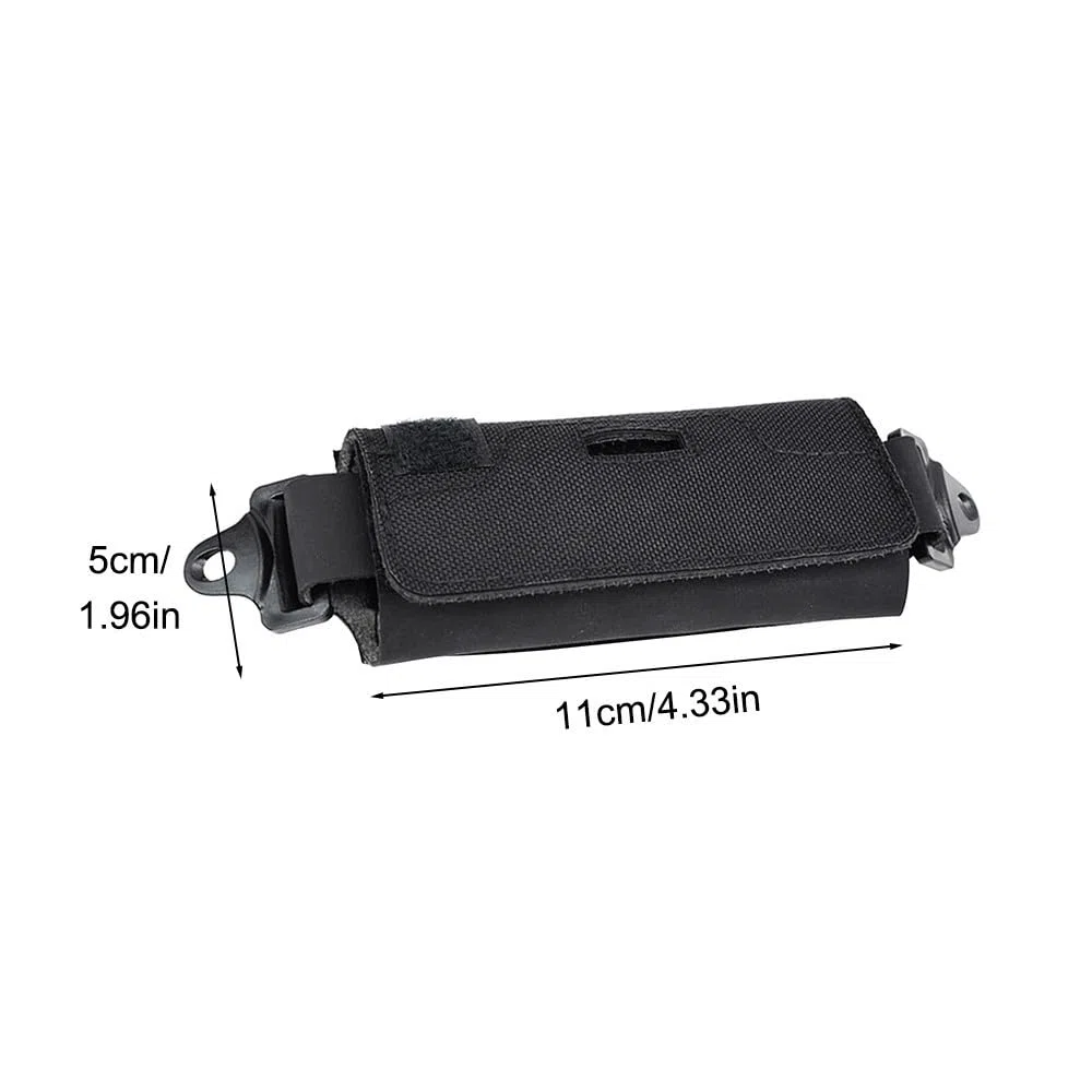 Bolsa de contrapeso para casco táctico, bolsa de batería, bolsa de equilibrio de peso con 5 bloques para casco táctico rápido de airsoft