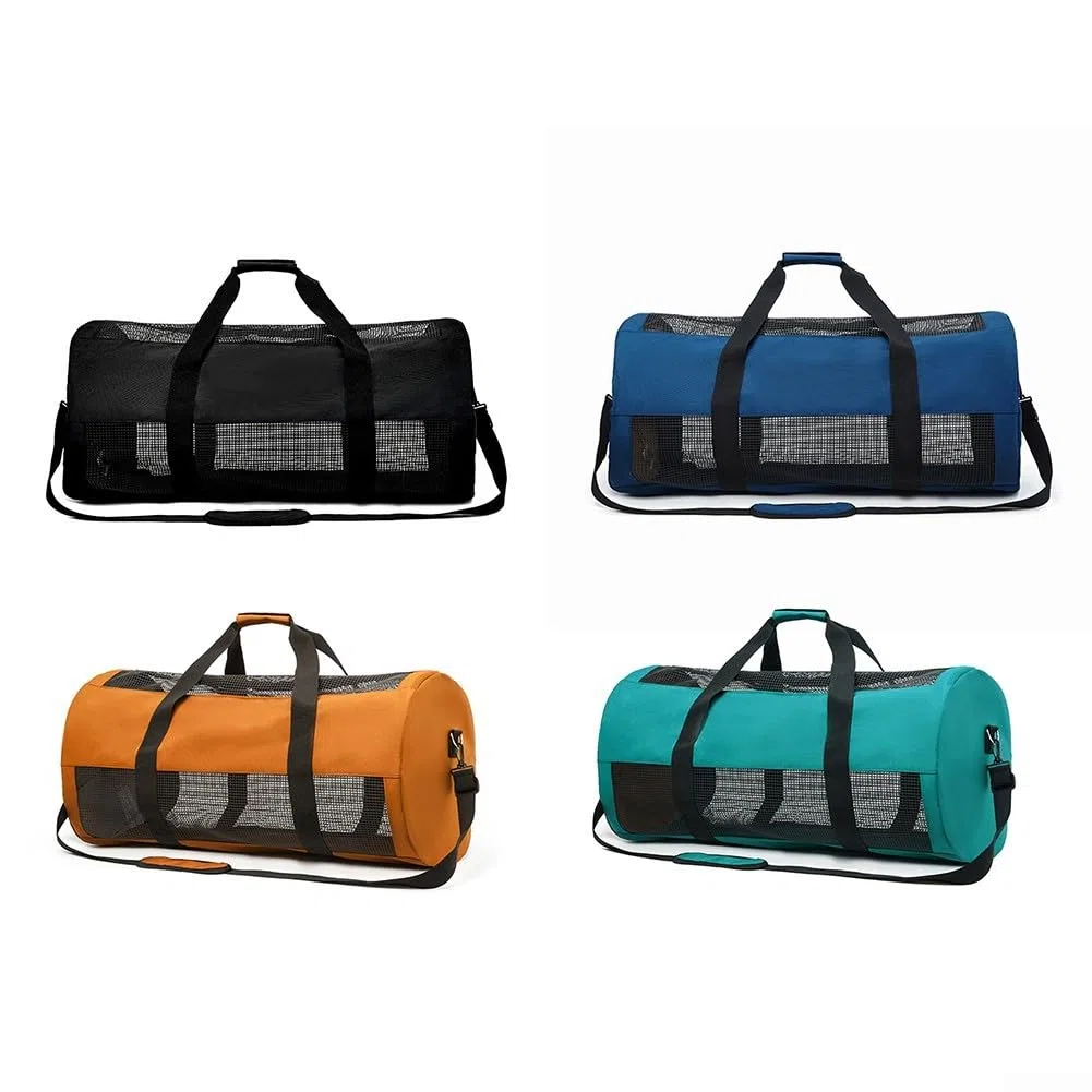 Bolsa de malla ligera de 60 L para buceo, de secado rápido, para buceo, surf y diversión al aire libre