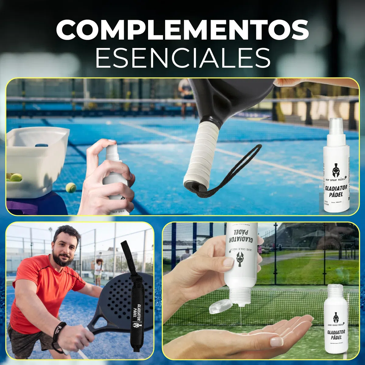 Regalo Original para Amantes del Padel | Elige Entre 3 Opciones de Packs | Accesorios Padel Hombre y Mujer| Idea Cualquier Fan del padeel