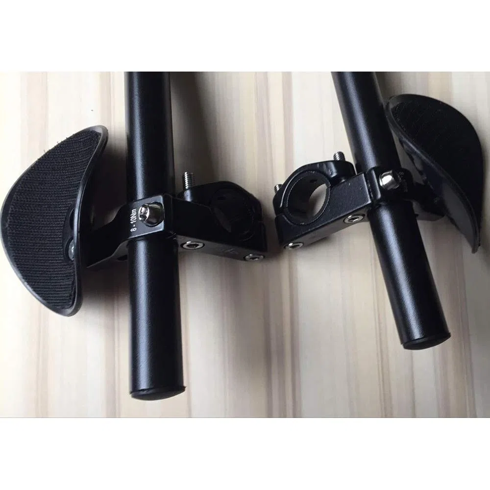 bicicleta triatlón Aero resto mango aleación de aluminio barra manillar ciclismo Clip en tres barras accesorios de bicicleta