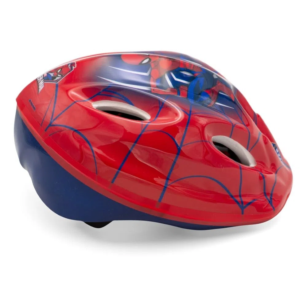 Disney Jungen Spiderman - Casco de Ciclismo, Multicolor, tamaño: 52-56 cm