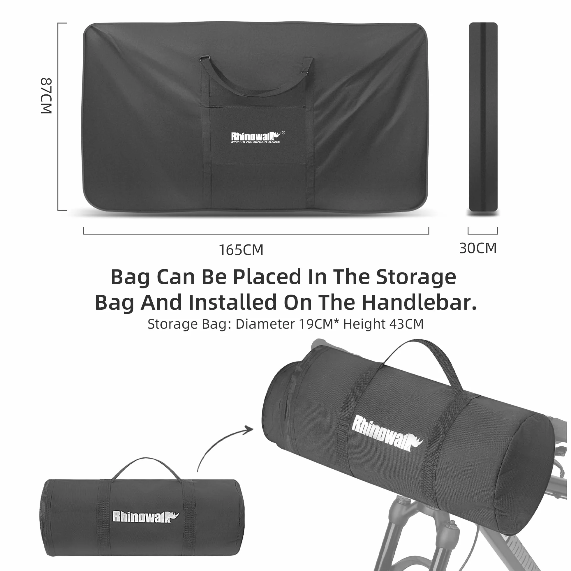 ENJOHOS Bolsa Transporte Bicicleta 29 Pulgadas MTB Bolsa de Viaje para Bicicleta de Carretera Talla 61 Guardar Bicicleta de Montaña Plegable para Equipaje para Viajes en Tren Avión Coche Barco