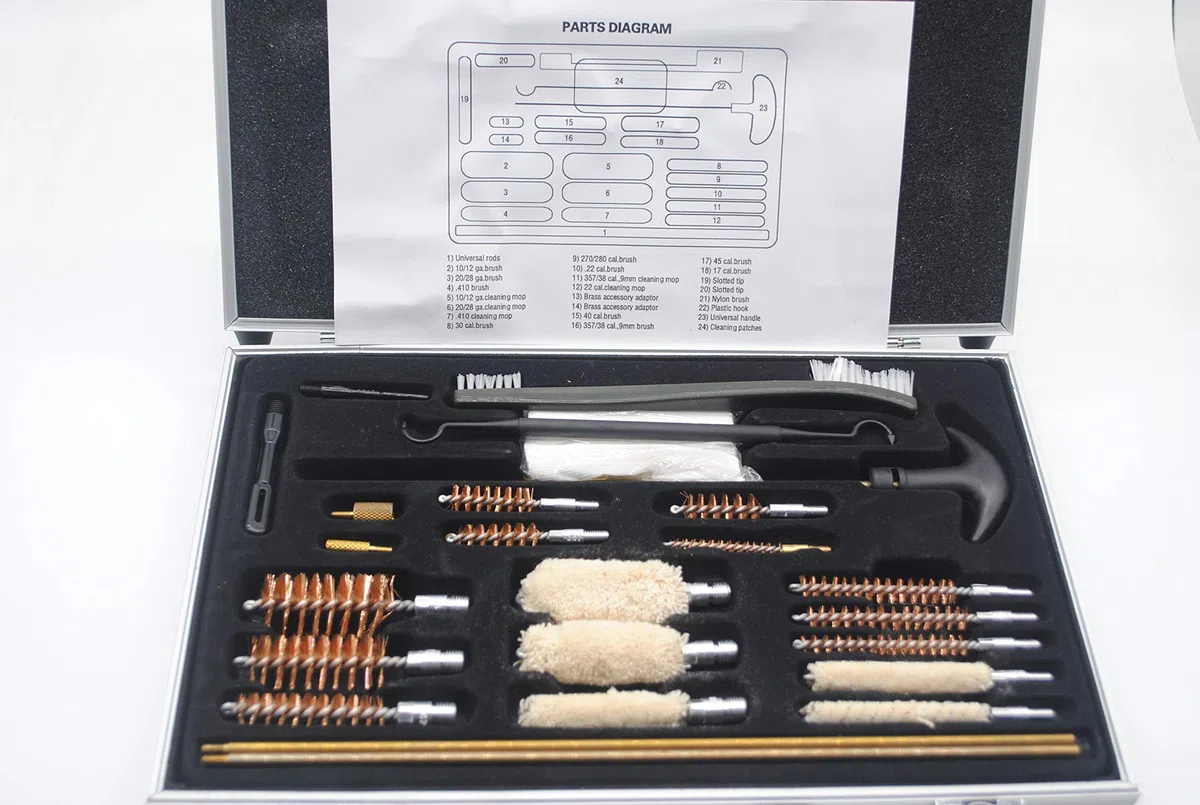 Trirock Universal Tactical Gun Cleaning Kit with Hunting Tool Accessories