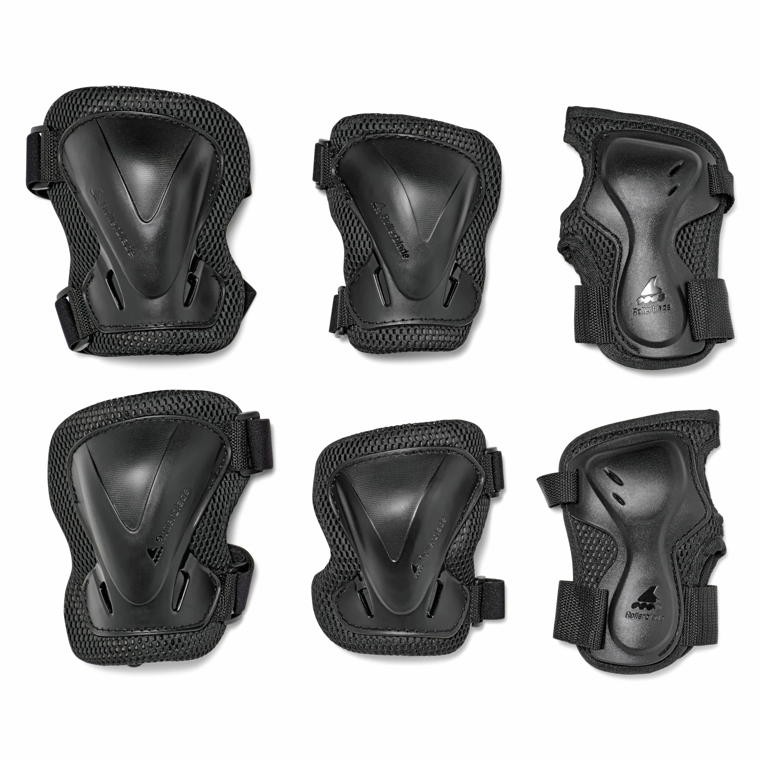 Rollerblade EVO Pro Gear 3 Pack Juego de Protectores, Unisex Adulto