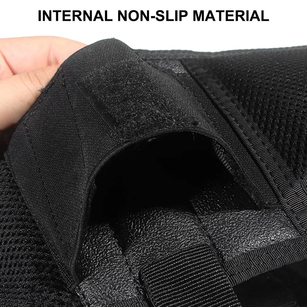 Funda de Banda Abdominal, Funda Ajustable para cinturón de Pistola, Funda de Pistola de ocultación Profunda con diseño Multibolsillos para Hombres y Mujeres