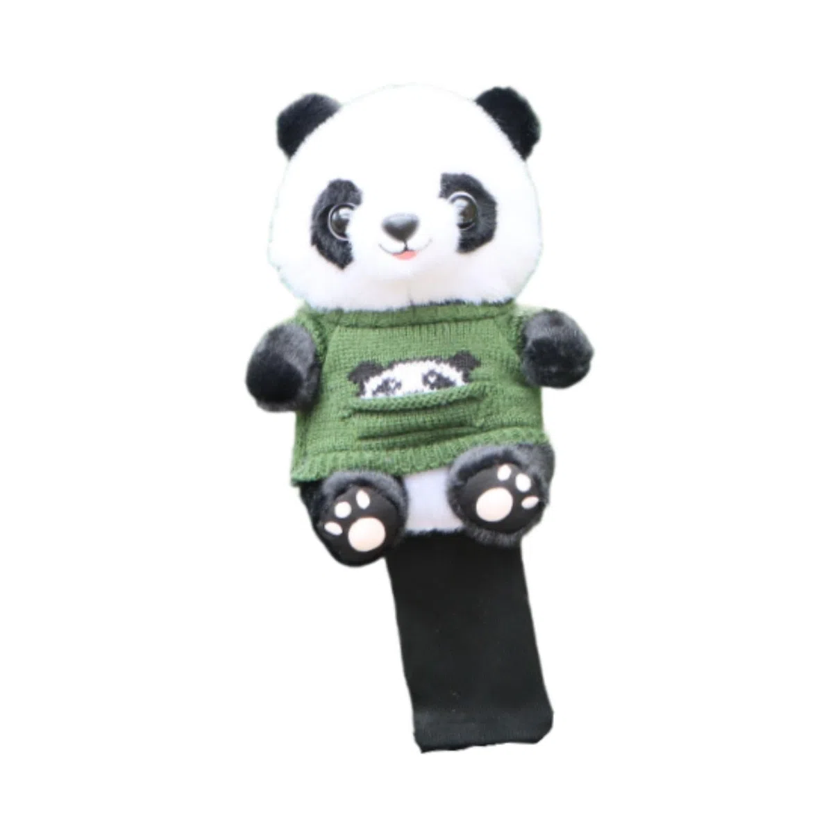 Perfeclan Funda para Cabeza de Palo de Golf de Peluche, cómoda Funda Protectora con Forma de Panda, protección para el Eje de Palo de Golf con Forma de Animal