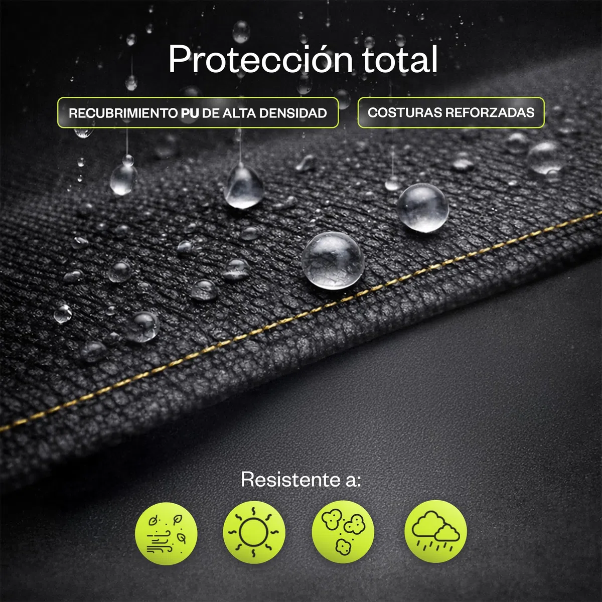 Funda Bicicleta Exterior Impermeable Avekka con Candado Antirobo - Accesorios Bicicleta Funda Impermeable 420D - Costuras Reforzadas y Protección UV - Incluye Cable 120 cm con Candado Antirrobo