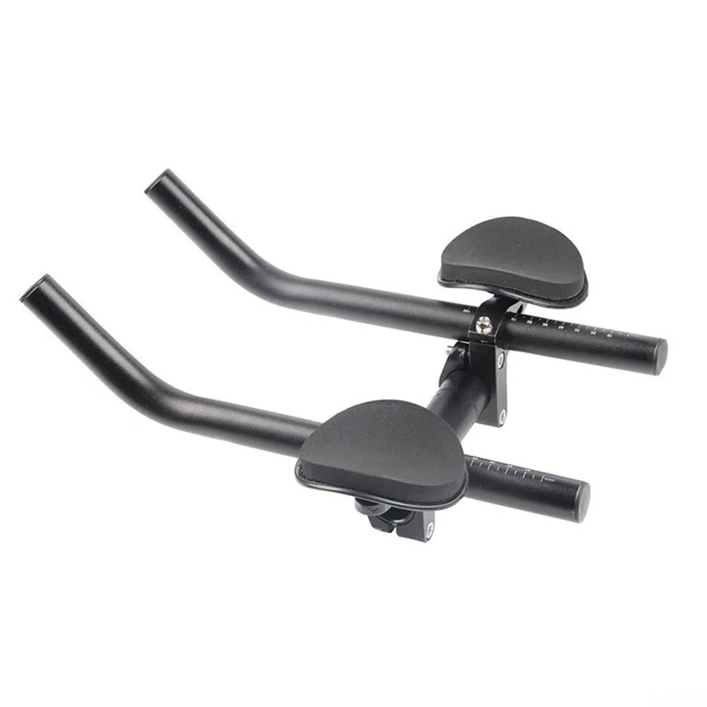 Para manillar Tt para barras aerodinámicas para bicicleta de carretera y para carreras de triatlón, extensiones de clip de aleación de aluminio con almohadillas ajustables para reposabrazos para
