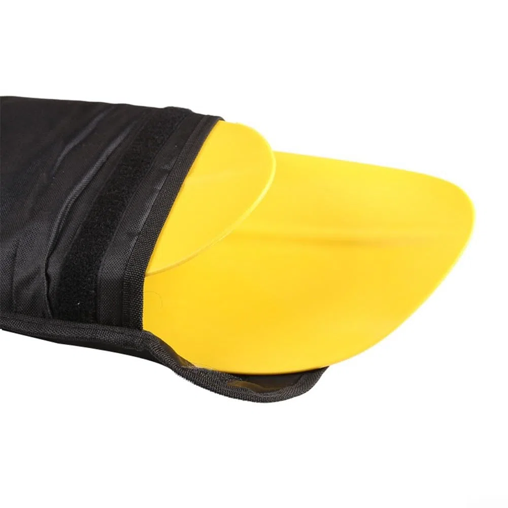 Whychstore Funda impermeable para remo de kayak con compartimentos dobles, correa desmontable y construcción de tela Oxford