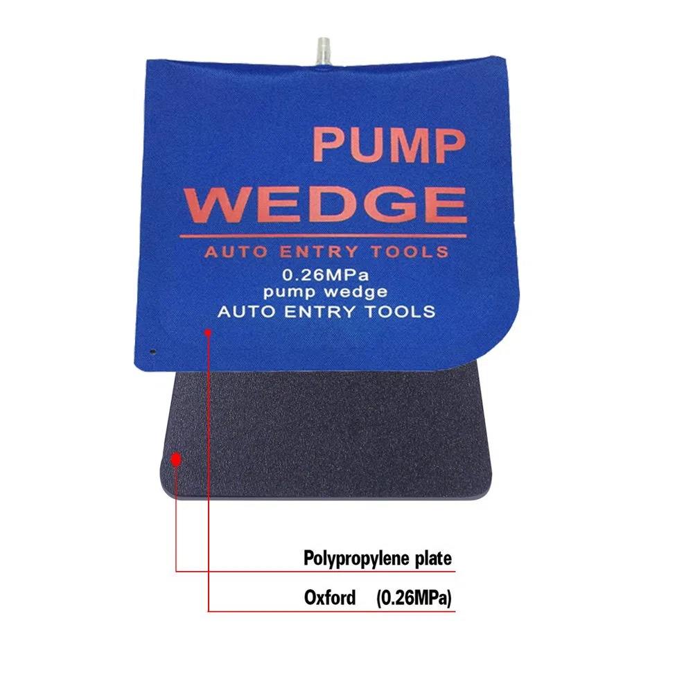 WANYIG 4 PiezasAir Wedge Pump Wedge Cuña del Aire Hinchable Barra de Palanca Universal Shim Inflable (Plaza+Rectángulo Grande)