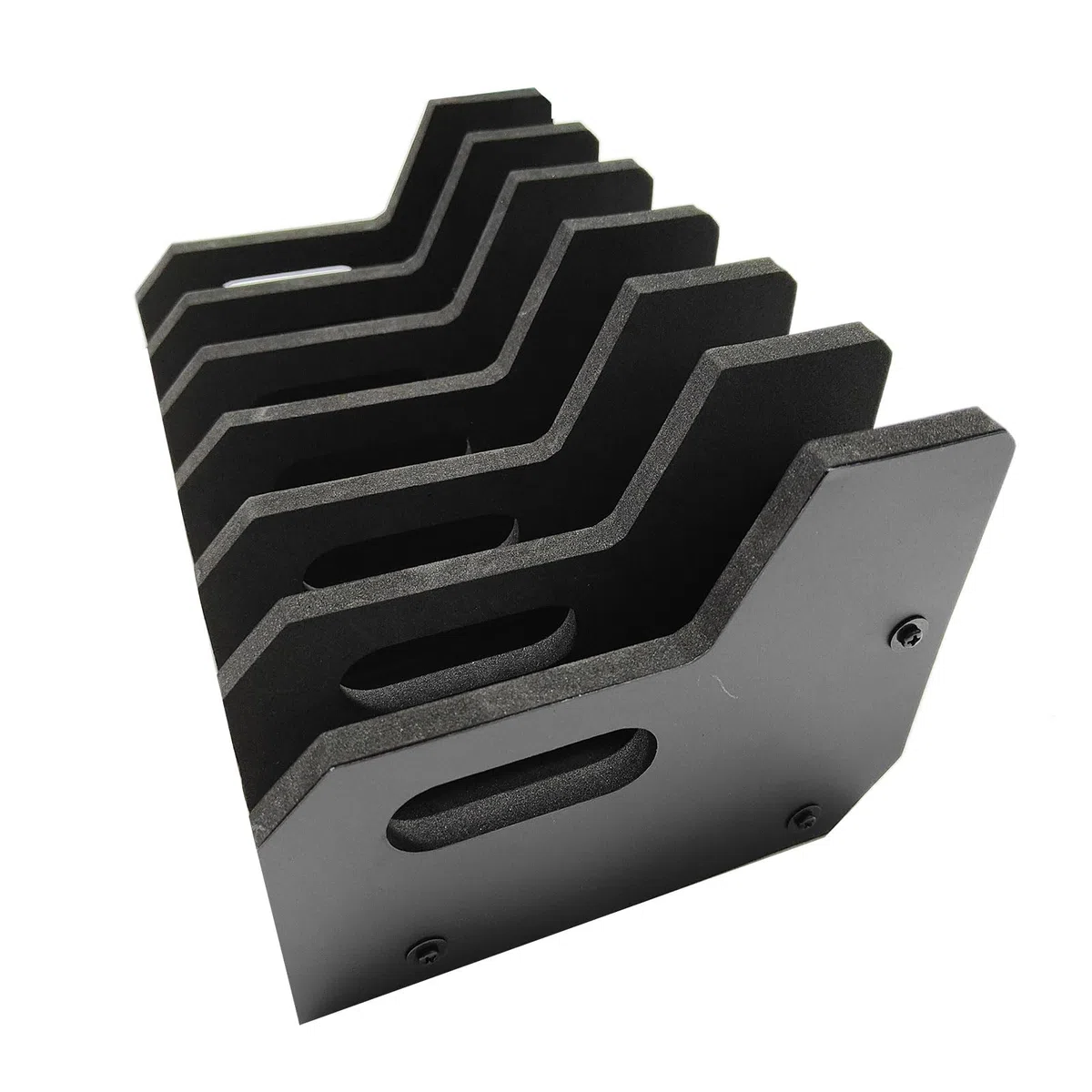 Estante compacto de espuma EVA para almacenamiento de pistolas, 6 ranuras, soporte de exhibición para armas, organizadores de gabinete, fundas protectoras