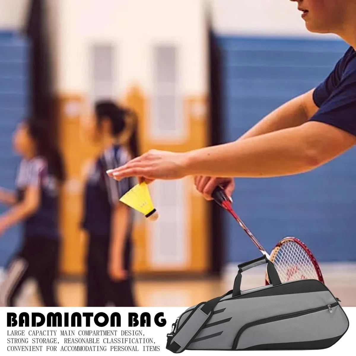 Bolsas Raquetas De Tenis - Bolsas Impermeables Para Fundas Para Raquetas | Bolsas Duraderas Para Raquetas De Bádminton | Bolsas De Transporte Para Raquetas De Hombro Sin Complicaciones | Bolsa De