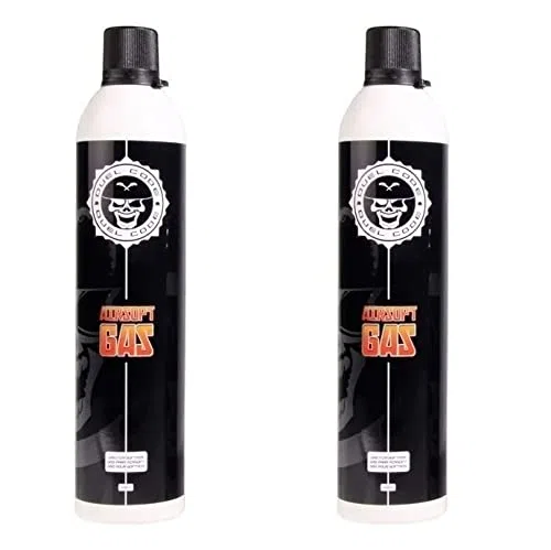 2 Botellas Green Gas Airsoft 12 Kilos presión 600 ml Duel Code - 2 Unidades