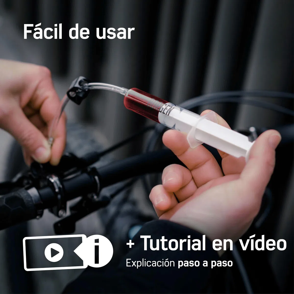 Borgen Kits de Purga para Frenos Apto para TEKTRO-TRP Discos hidráulicos I Kit de Servicio para Frenos de Bicicletas I Conjunto de Purga con Instrucciones Paso a Paso para la Purga