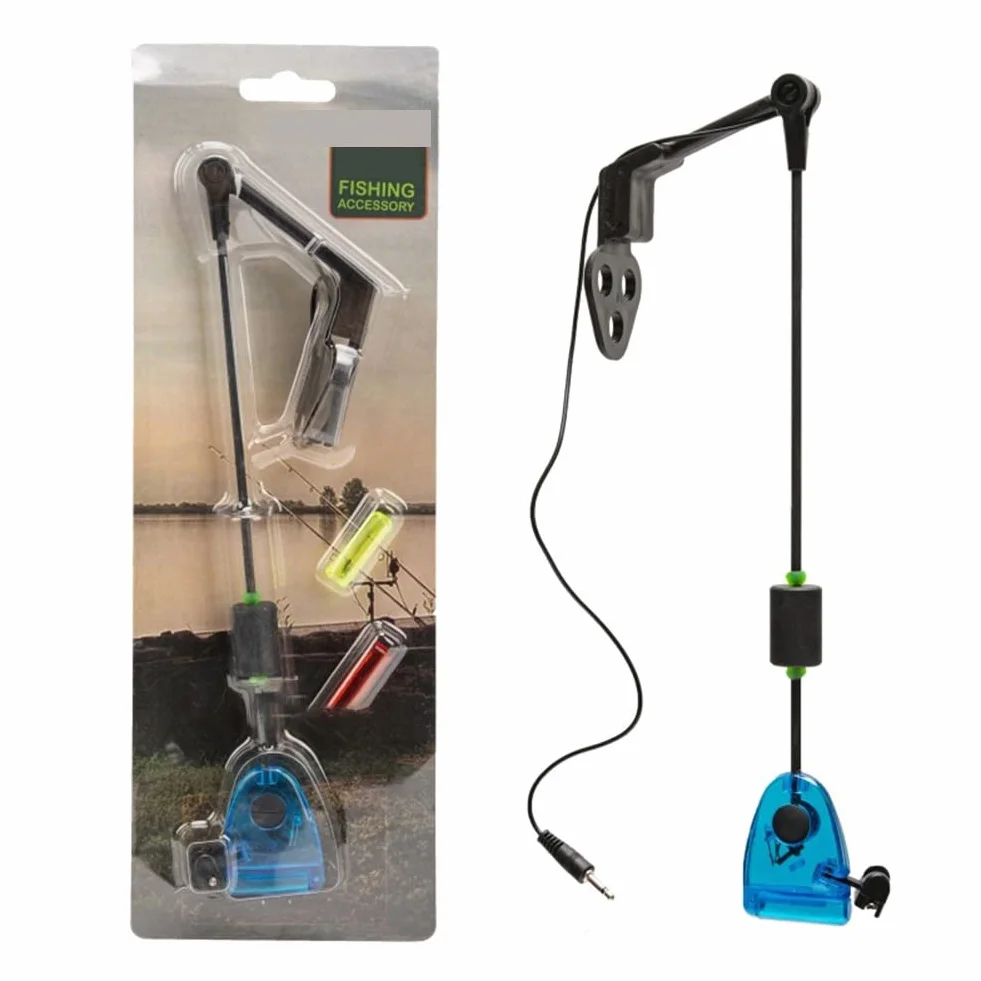 Juego de 4 señaladores de pesca en una con cremallera, LED para pesca de carpas