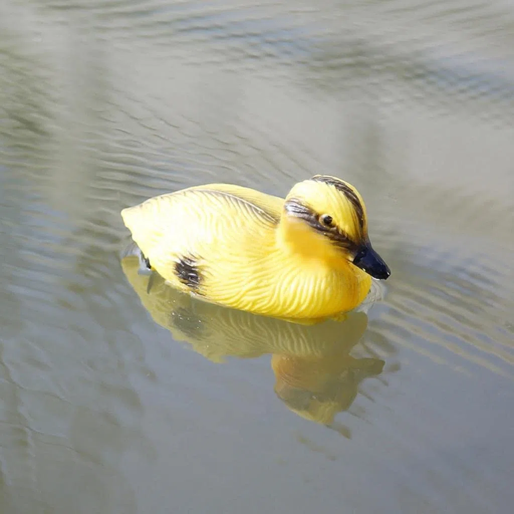 misppro 6 señuelos flotantes de plástico de 5 pulgadas para caza, pesca y decoración de jardín