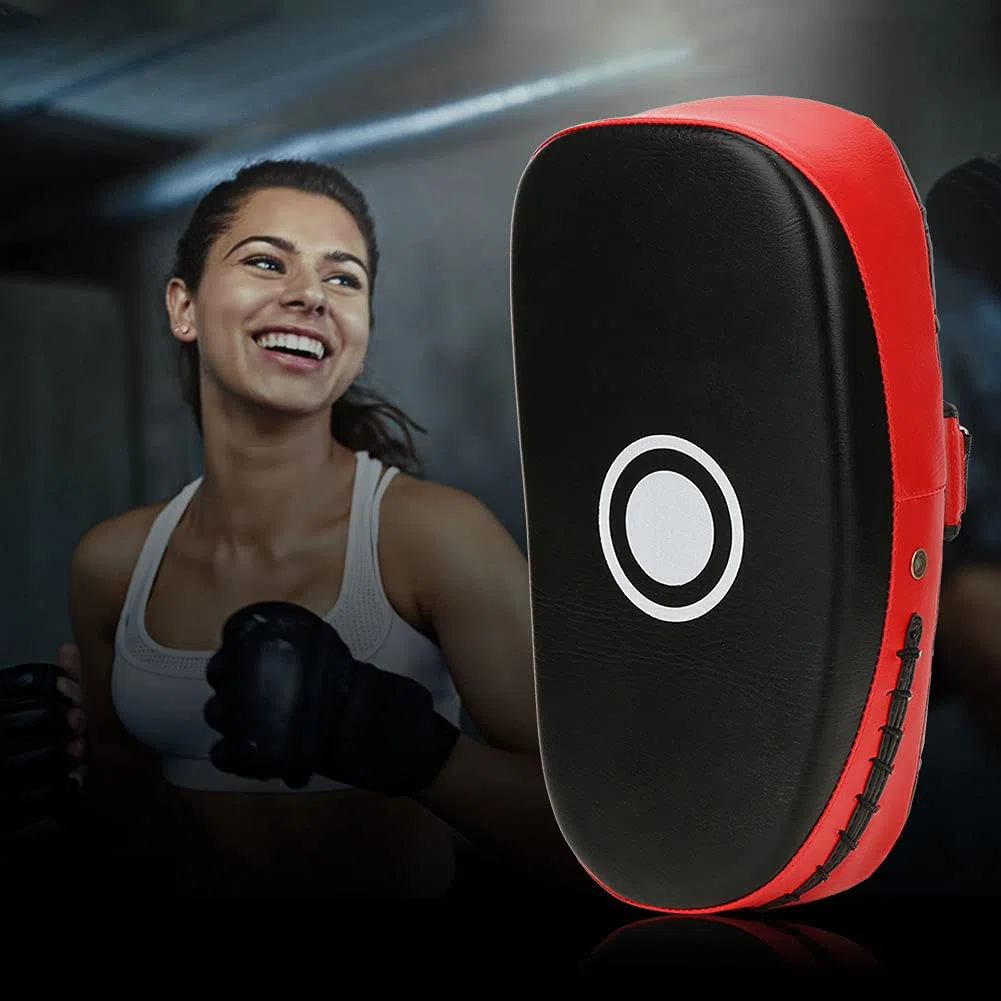HERCHR Manoplas De Golpe, Kick Boxing Strike Pad Escudo De Entrenamiento En Forma De Arco Kick Pack Set Equipo De Práctica para Karate, Muay Thai, MMA