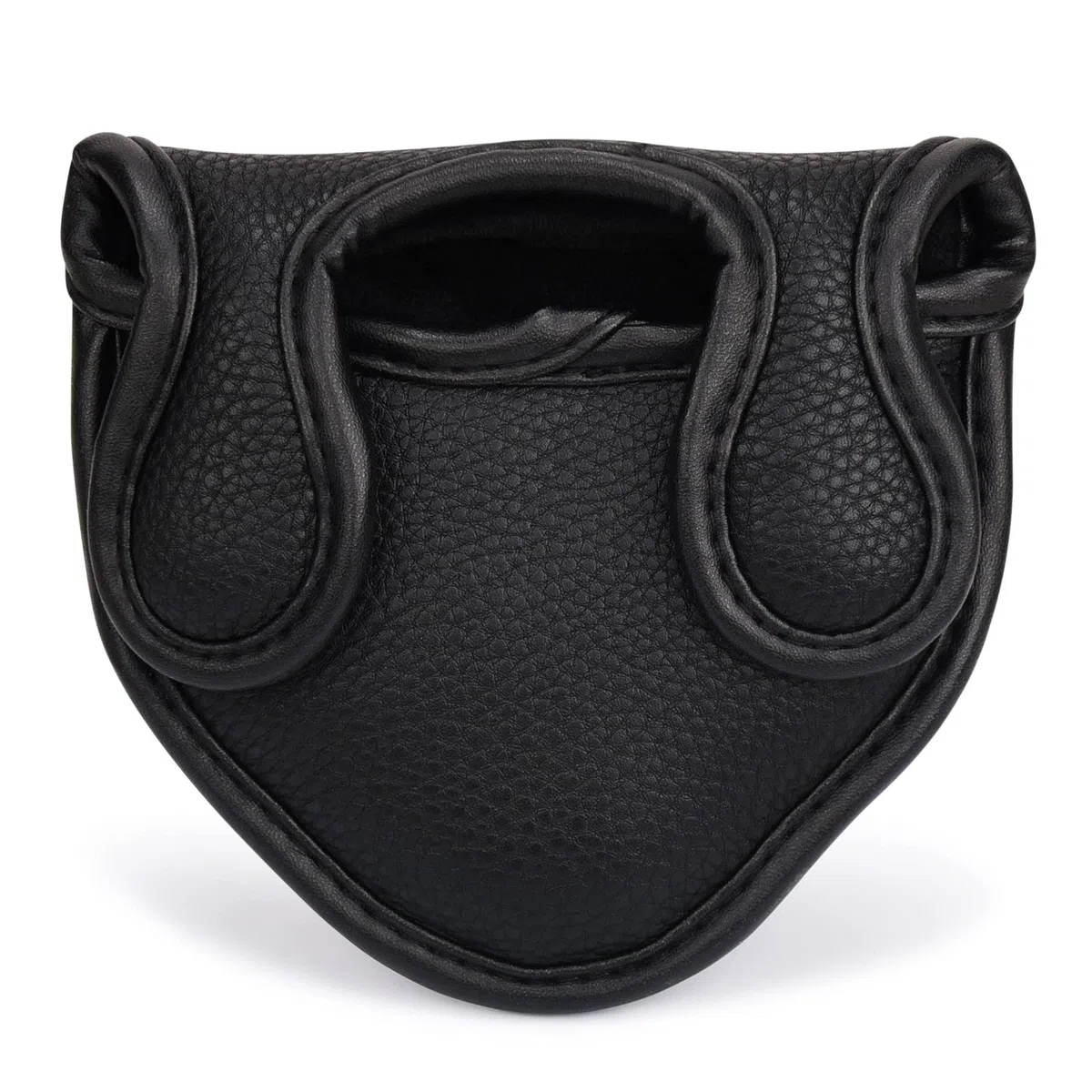Big Teeth Golf Mallet Putter Headcover Magnetic Fits for Odyssey 2-Ball Series Club PU Leather