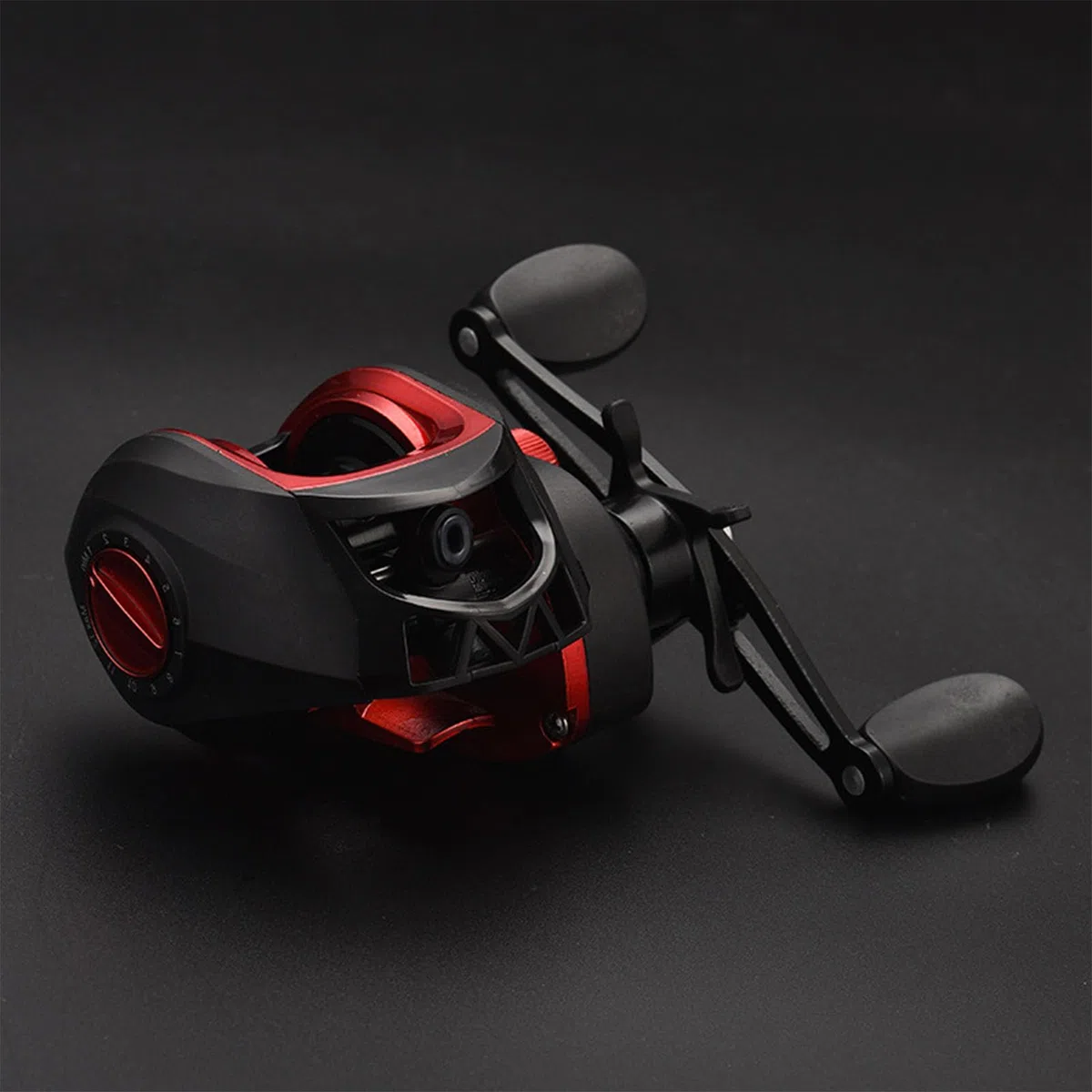 Carrete de pesca de baitcaster, de metal, potente, ligero, suave, para agua salada y agua dulce