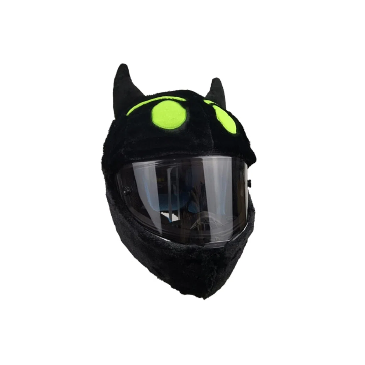 Towwoo Funda para Casco De Motocicleta, Funda Protectora para Casco De Moto Divertida, Equipo De Montar Al Aire Libre para Cascos Completos Hombres Y Mujeres Negro