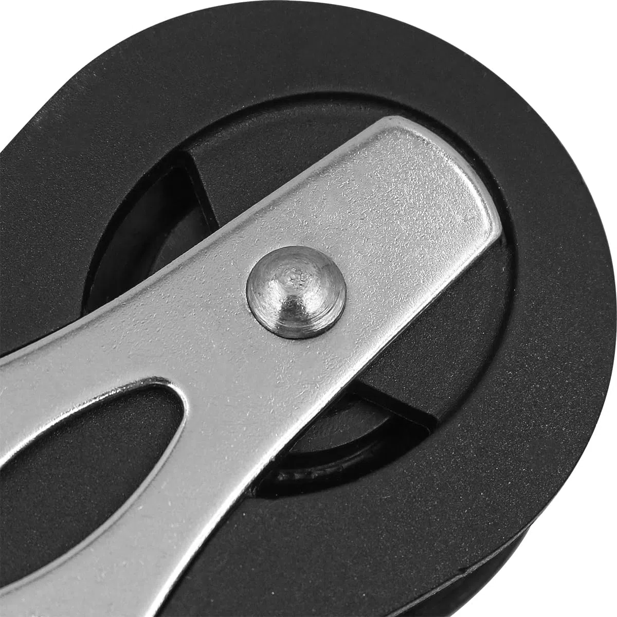 Cabezal de Bloque de Rodillos Nylon Giratorio Velero Rodamiento Liso Polea Cuerda Corredor Accesorios para Barcos Acero Inoxidable Grado Marino