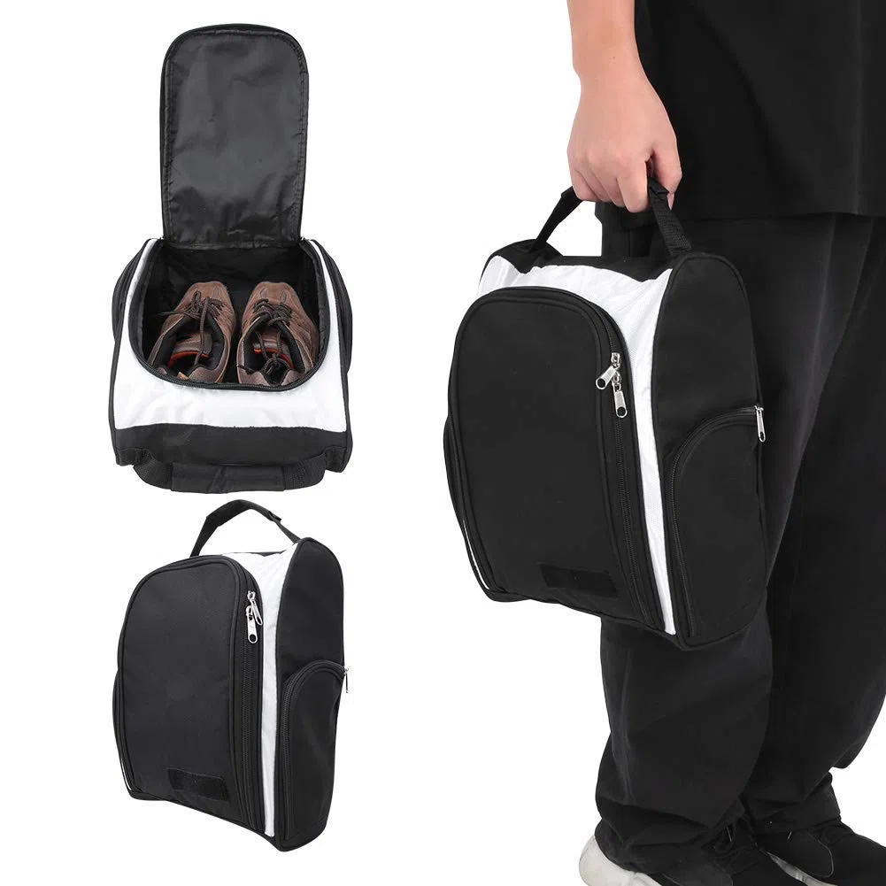 Bolsa de Zapatos de Golf Bolsa de Calzado Deportivo Portátil de Nylon Resistente Al Agua y a Los Arañazos
