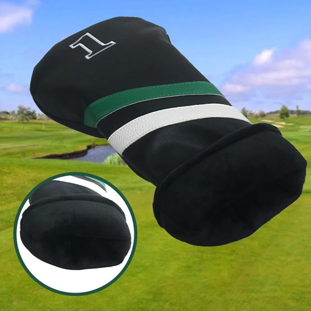 Fundas para cabeza de palo de golf, con etiquetas de números 1/3/5/H, piel sintética, juego de protección impermeable