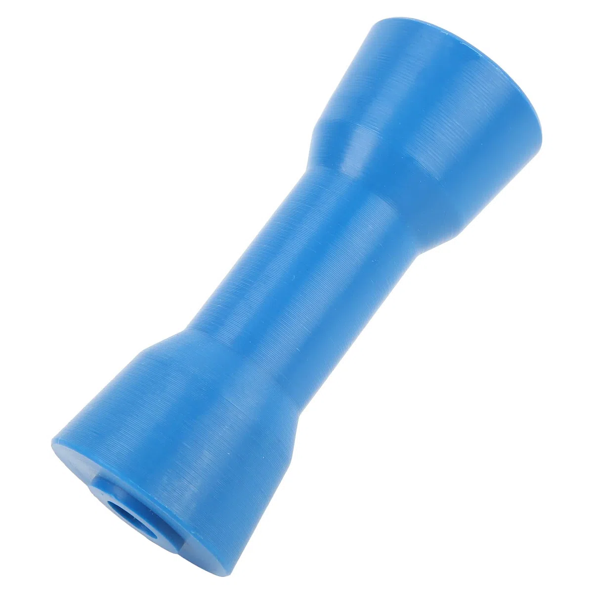 Rodillo de Quilla Marina de PVC Azul de 160 Mm, Autocentrante con Ranuras Integradas, Alta Resistencia, Duradero, Resistente Al Calor para Remolque y Barco