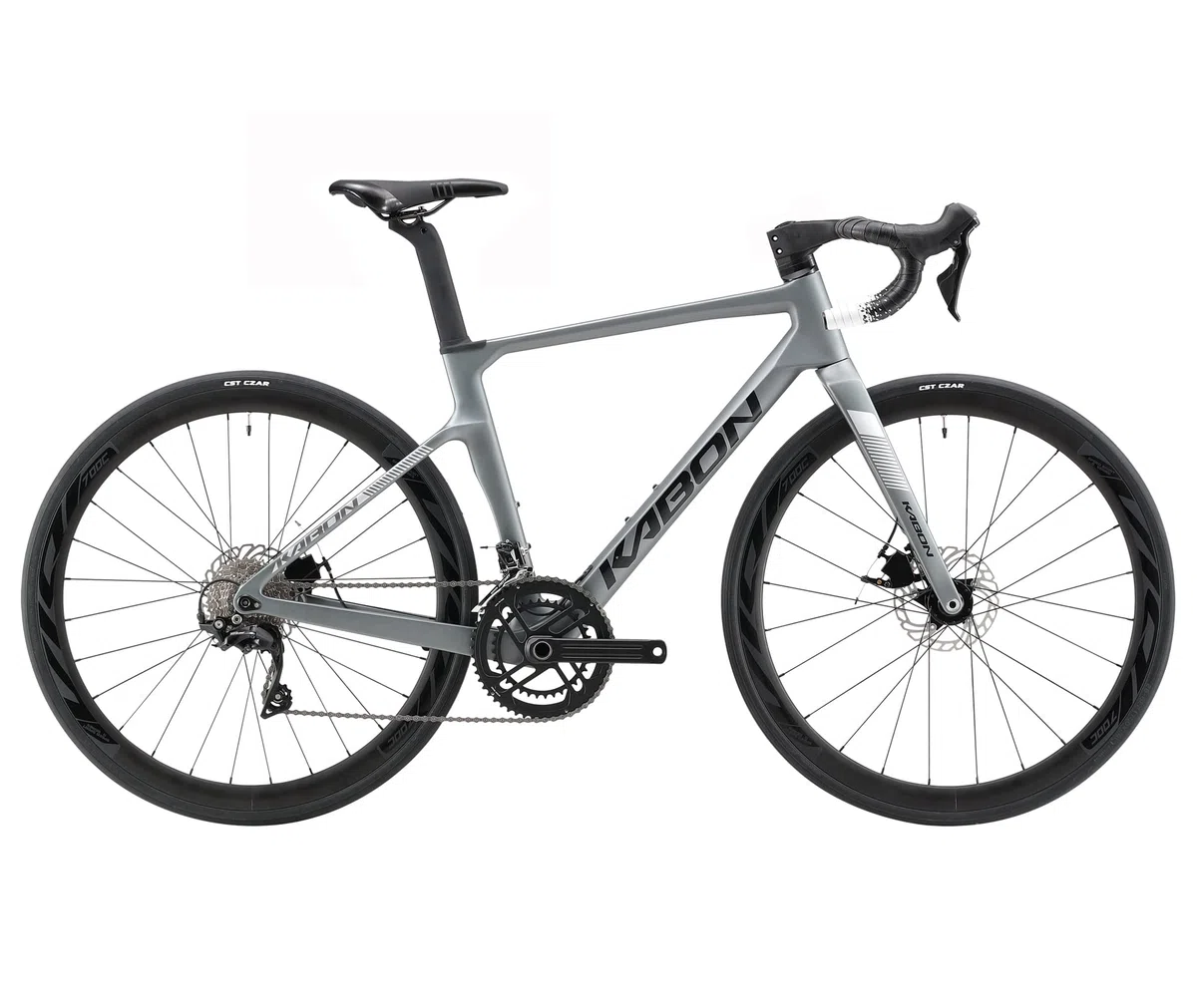 KABON Bicicleta de Carreras de Carbono Completo, Bicicletas de Carretera con Shimano R7000 Freno de Disco de 22S, 700C Carbono Juego de Ruedas Bicicletas para Hombre Mujer