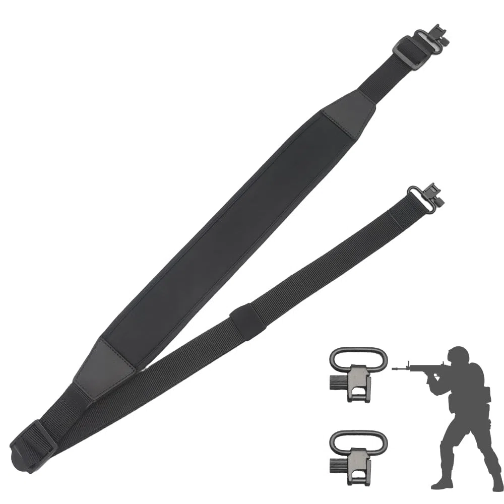 Correa Táctica para Rifle, Correa de la Pistola Rifle de Dos Puntos Hombrera Duradera para Caza Camping y Actividades al Aire Libre