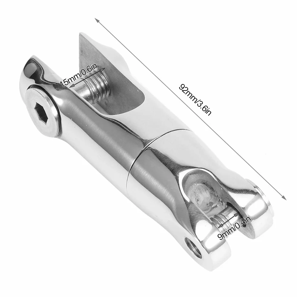 Conector de Ancla, Conector Giratorio de Ancla, Artículos de Mano para Barcos de Acero Inoxidable, Accesorio para Barcos para Cadena de 6 a 8 Mm