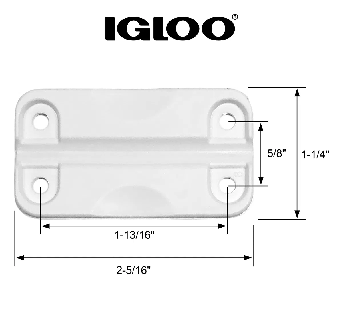 Igloo Kit de Piezas de plástico de Cierre y bisagra Enfriador