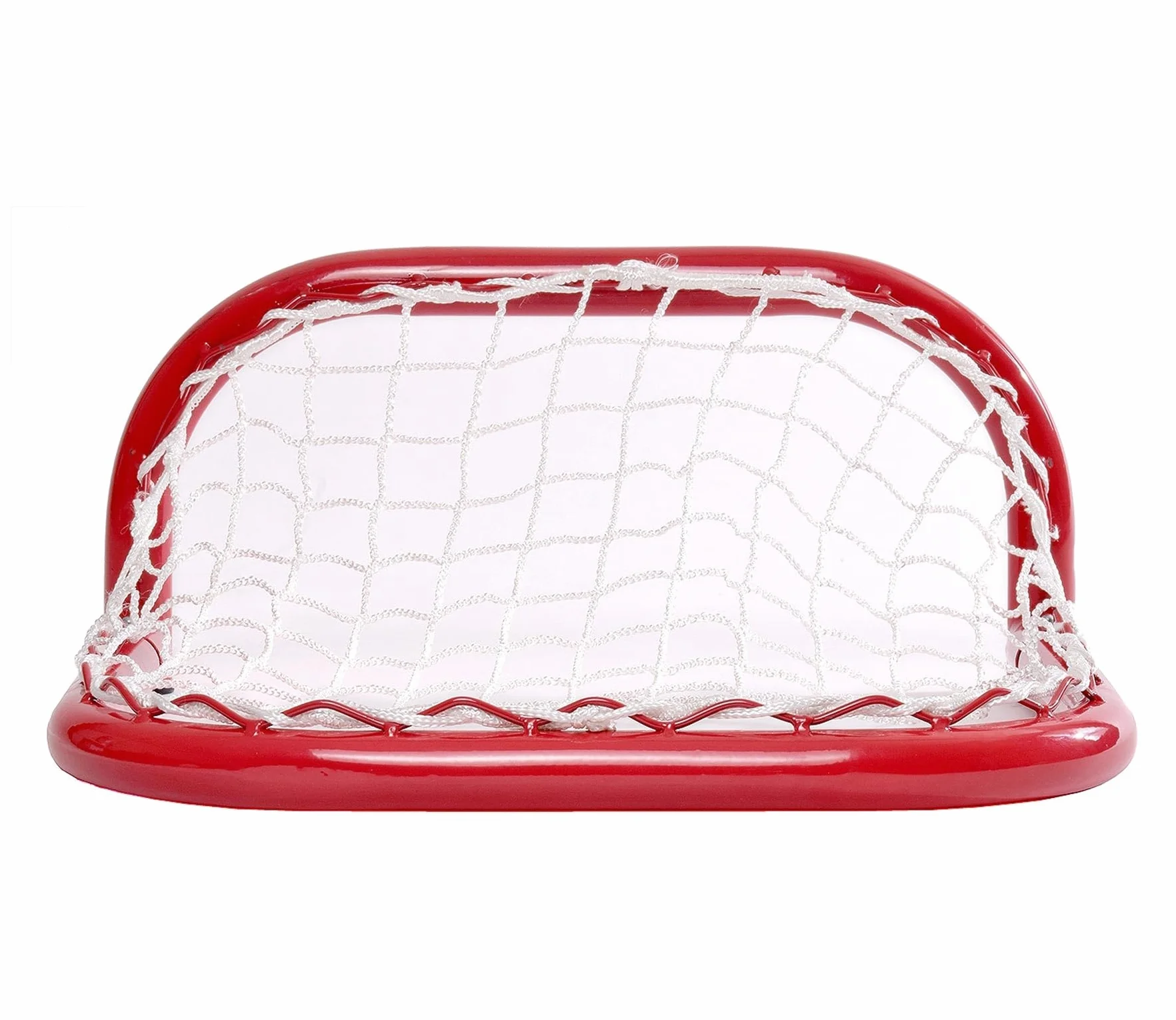 Base Tor (33 x 36 x 18) Exteriores Marco de Metal I Puerta para Pelotas Discos I Entrenamiento de Hockey | Skill Goal Callejero, Adultos Unisex, Rojo/Blanco, 12 Pulgadas