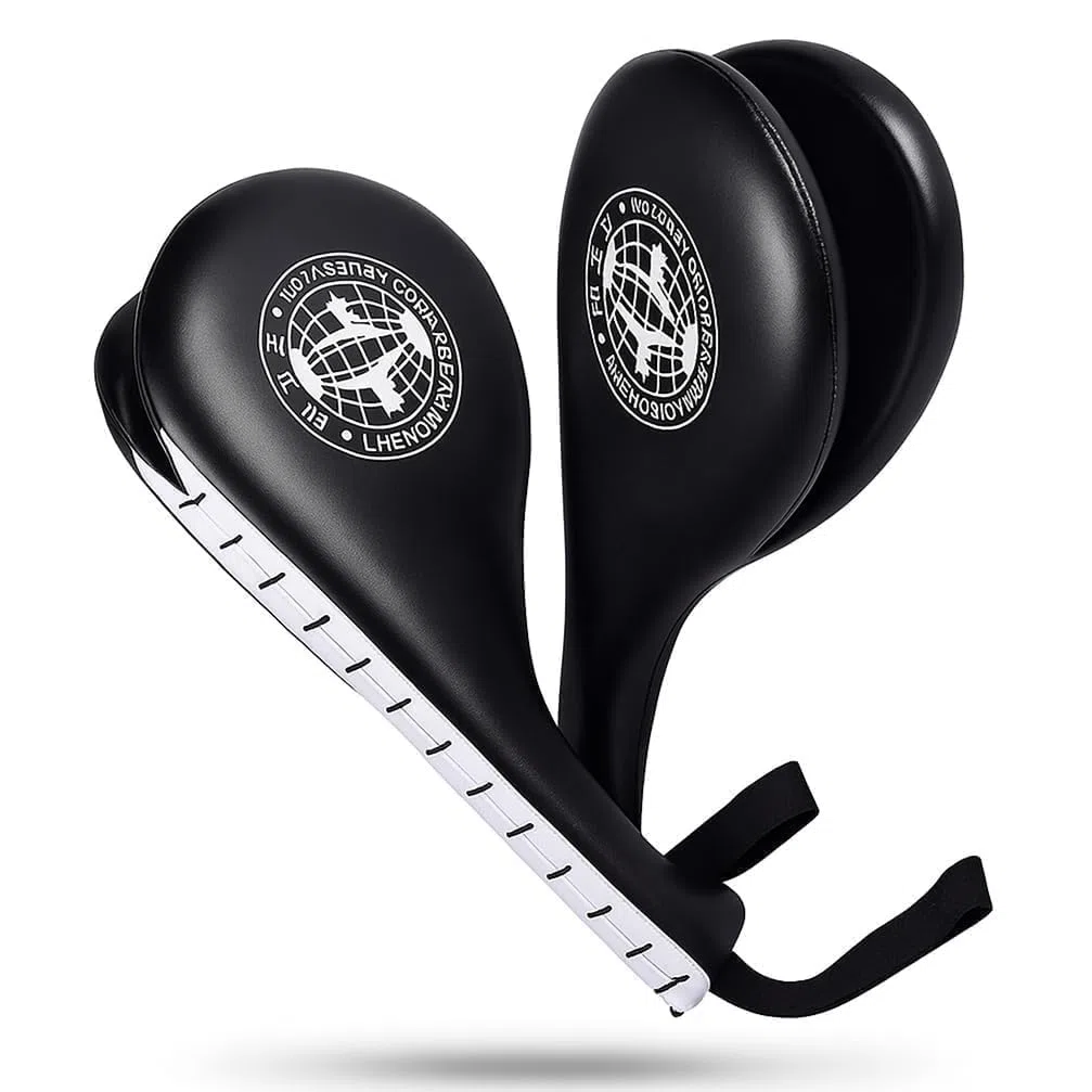 Vbest life 2 Pcs Durable Taekwondo Pad Training Pad (Negro), aplicable en la práctica de bateo de Taekwondo, Artes Marciales, etc
