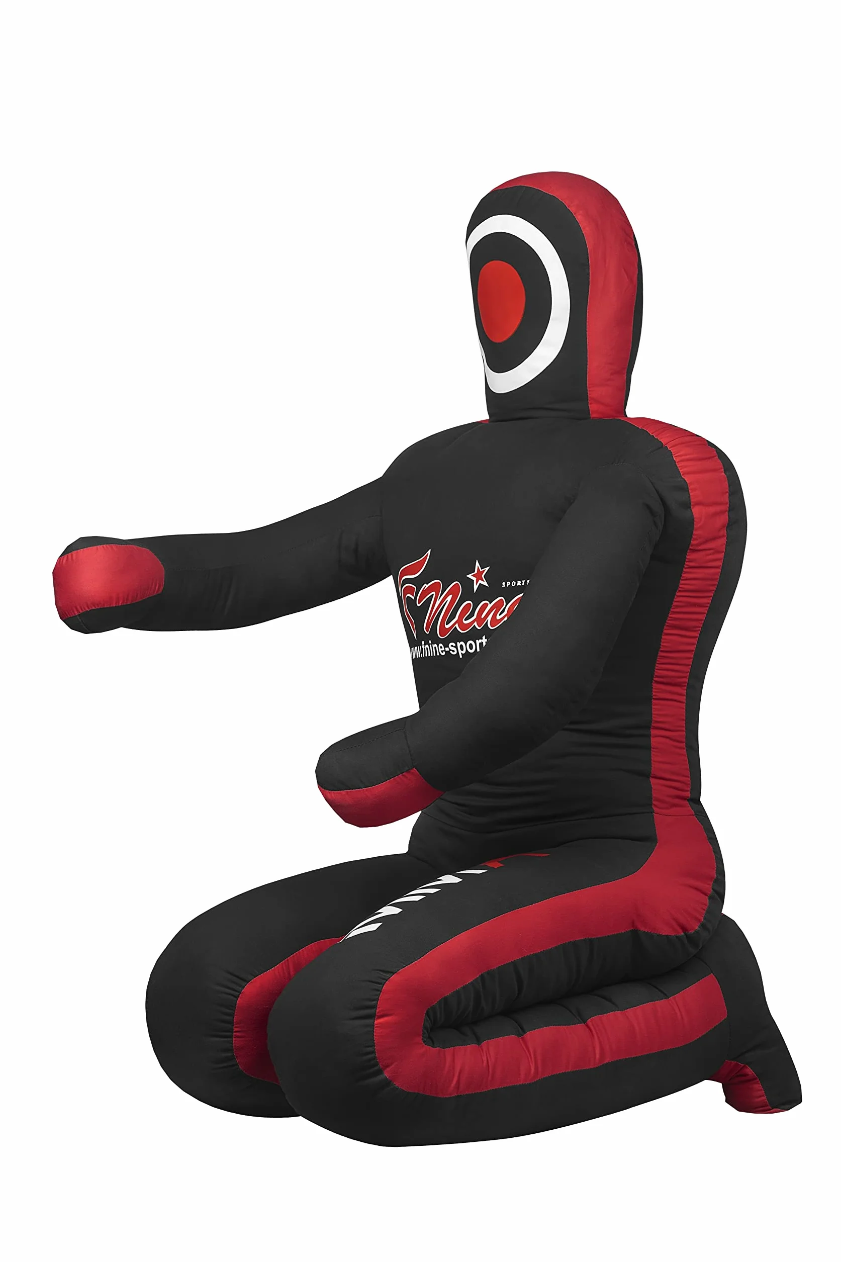 MMA Judo Punching UNFILLED Bag - Sitting Position Hands On Front Grappling Dummy