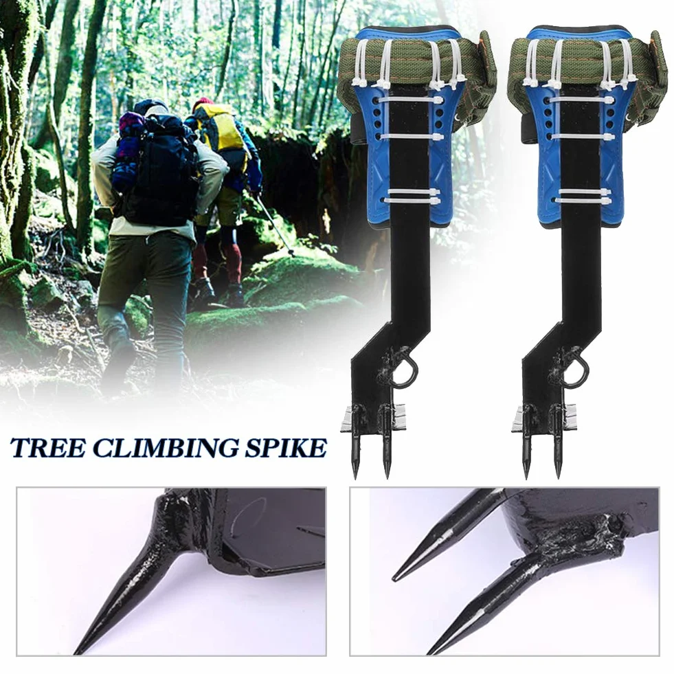 Trepadora de árboles, crampón, crampones antideslizantes, juego de equipo para trepar, herramientas de protección contra caídas, herramienta de escalada