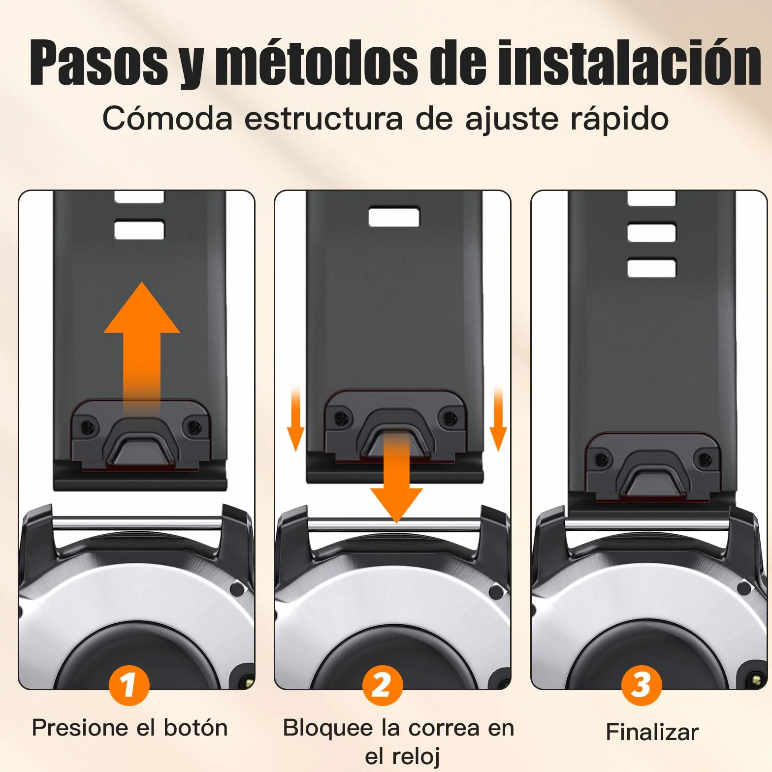 NotoCity Correa para Garmin Fenix 6x/6x pro, Quickfit 26mm para Fenix 7x/7x pro/5x/5x plus/3/3HR, Fenix 8/8 pro 51mm, Silicona Correa para Garmin Tactix 8 51mm, Enduro 2/3