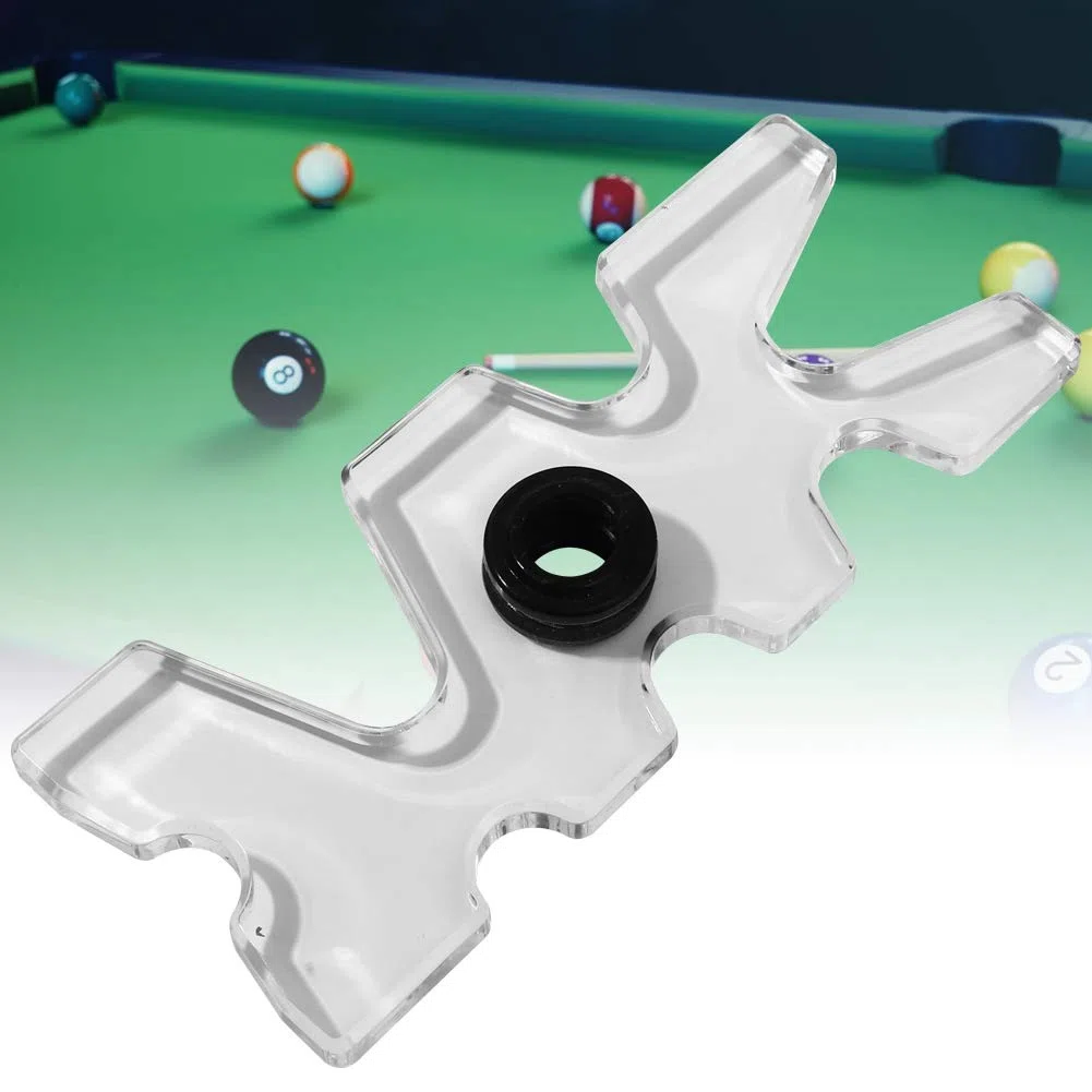 Billar Cue Rack Acrílico Snooker Pool Cue Rack Bridge Head Billar Varilla Bastón Bastón Bastón Poste