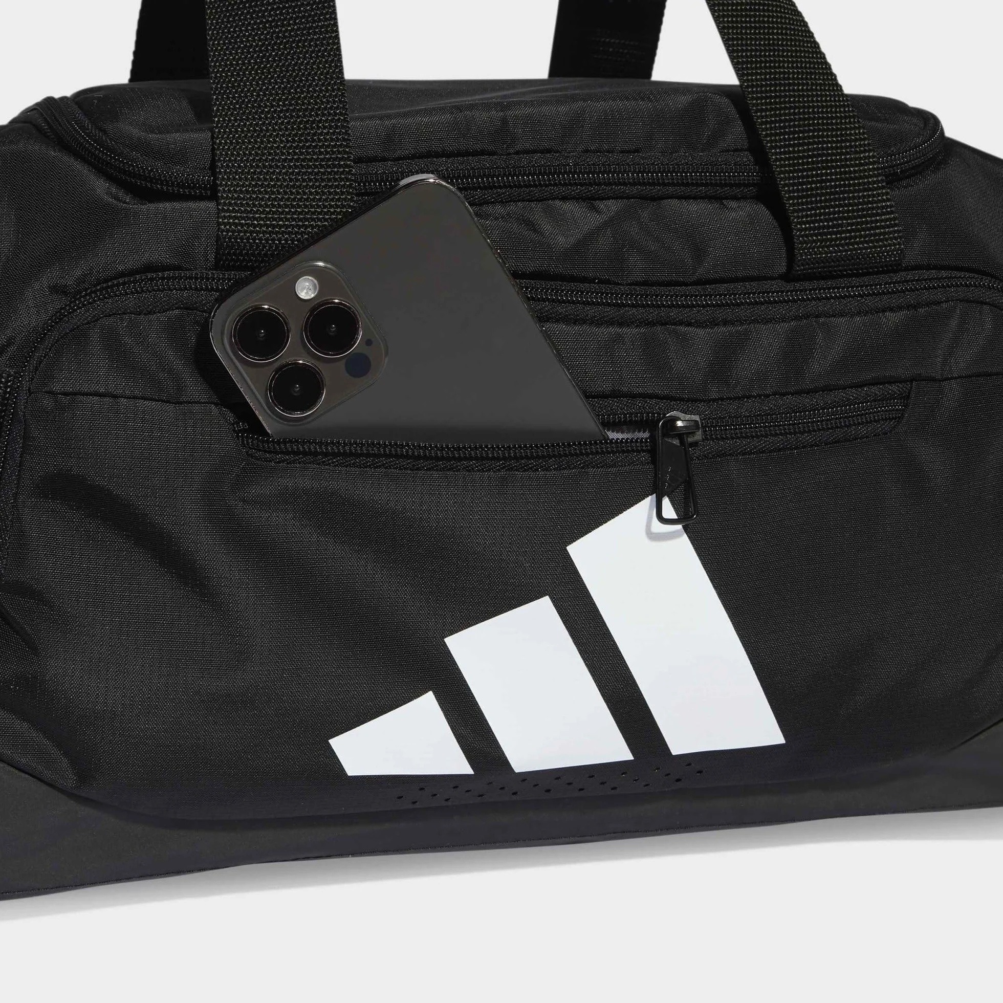 adidas Unisex Adulto Training Defender Duffle Bag Xsmall Duffel Bag, Black/White, One Size