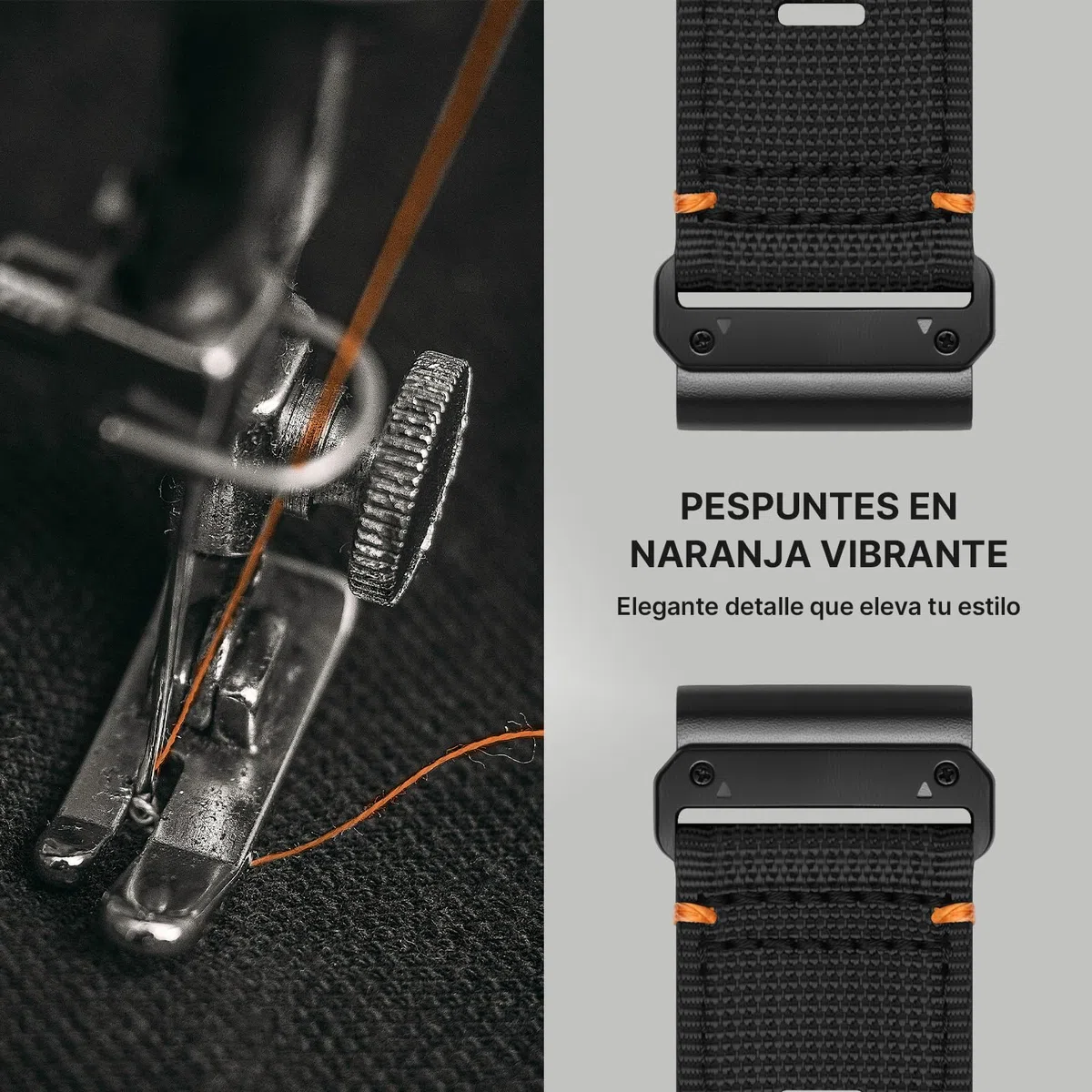 Bandletic 22mm 26mm Correa Compatible con Garmin Fenix 8 47mm/51mm, para Fenix 7/6/5/3, Correa Nailon para Epix/Forerunner/Instinct/Enduro/Tactix/Descent/Quatix/Tactical/Tide/Solar