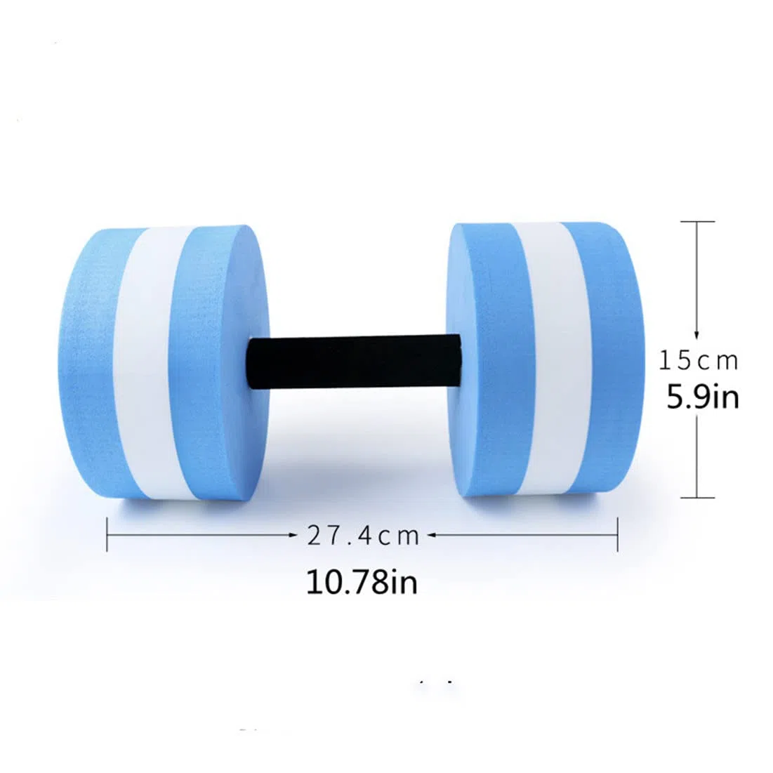 Juego de 2 mancuernas flotantes para deportes acuáticos (rosa, rojo, azul, verde)