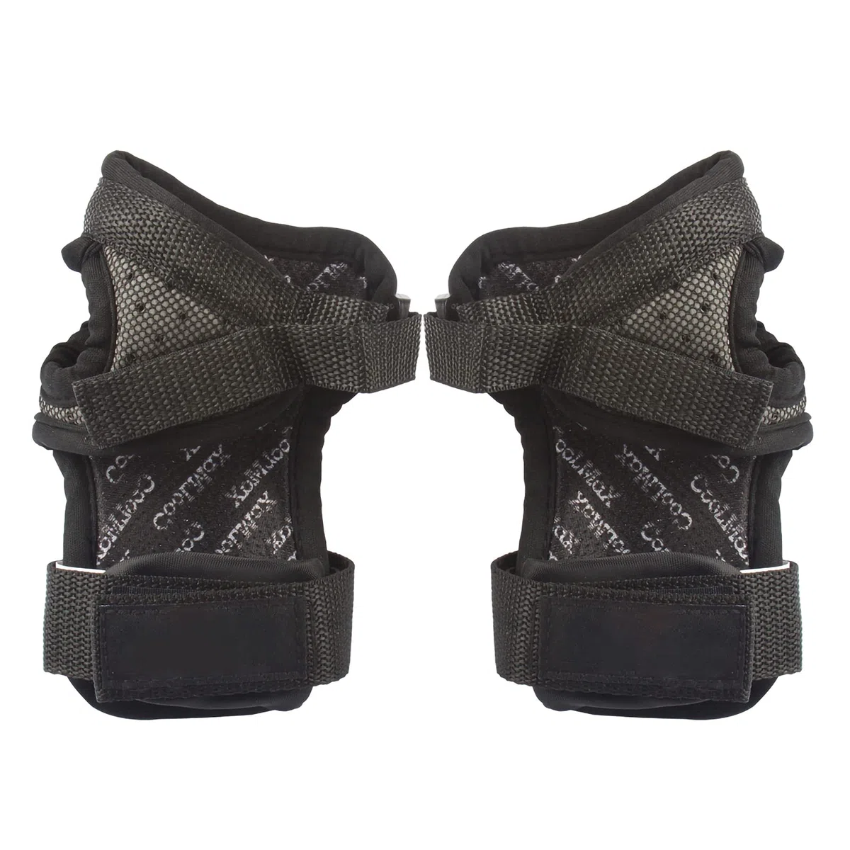 Andux Muñequeras de esquí extendidas de la protección de las palmas de la muñeca guanteletes duros ajustables HXHW-05