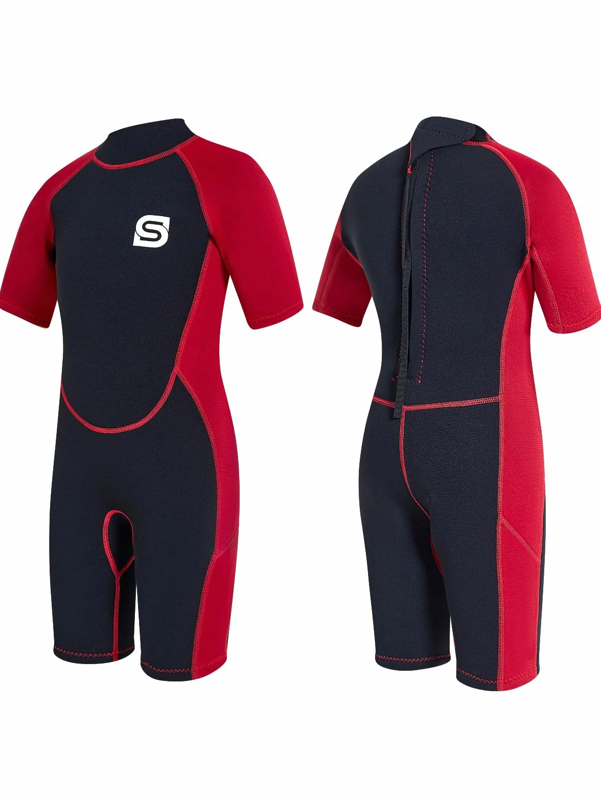 Traje de neopreno para niños de 2,5 mm, térmico, para natación, buceo, surf, traje de neopreno largo y cálido, para niñas y niños, protección UV y ultra elástico