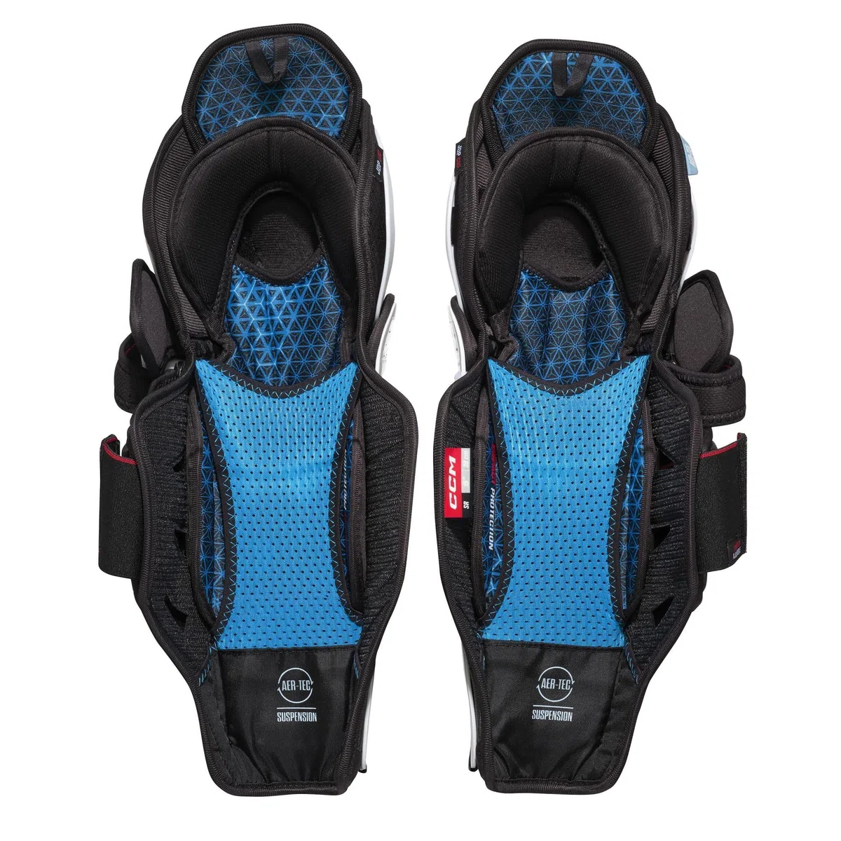 CCM JetSpeed ​​FT8 Pro Senior - Espinilleras para hockey sobre hielo