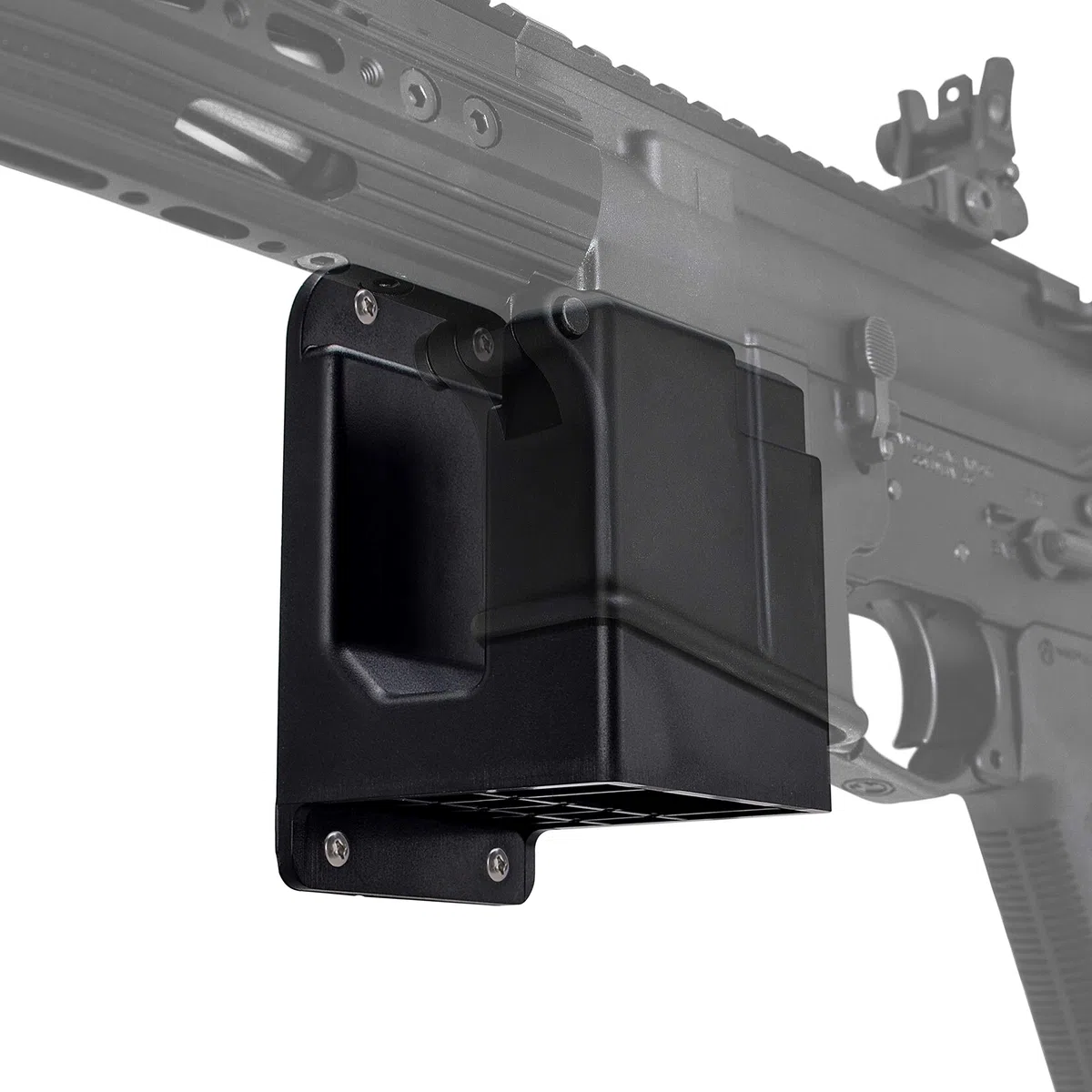 BOOSTEADY Soporte de Pared para Rifle Estándar Plástico ABS Estante de Armas Rifle para la Mayoría de Rifle Accesorios Regalos para Cazadores.